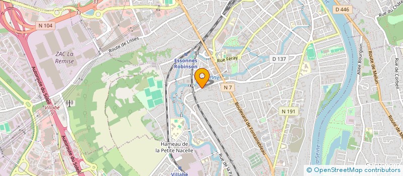 localisation de l'entreprise SCI AZODANLOO à CORBEIL-ESSONNES