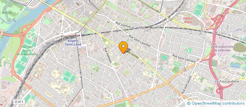 localisation de l'entreprise SCI AZOHIA à ANGERS