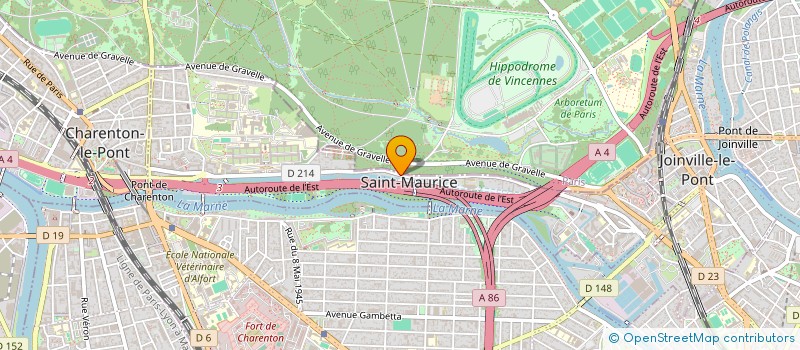localisation de l'entreprise SCI AZOTE à SAINT-MAURICE