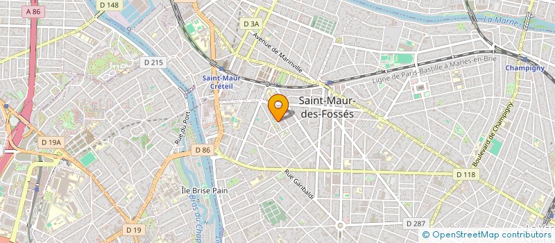 localisation de l'entreprise SCI AZOTE à SAINT-MAUR-DES-FOSSES