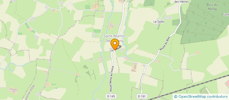 localisation de l'entreprise SCI AZOTH  SAINT-MARTIN-DE-BLAGNY