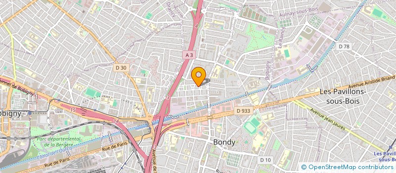 localisation de l'entreprise SCI AZOULAY à BONDY