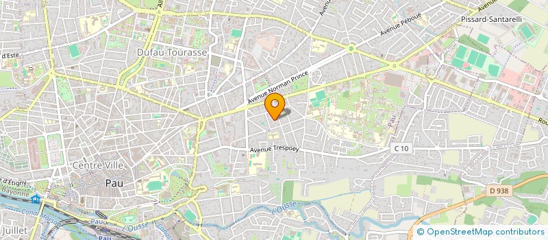 localisation de l'entreprise SCI AZOULAY CHANTRELLE à PAU