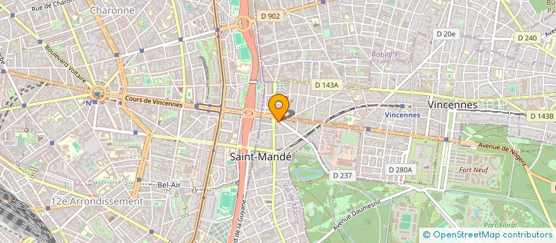 localisation de l'entreprise SCI AZOULAY NOUS 5  SAINT-MANDE