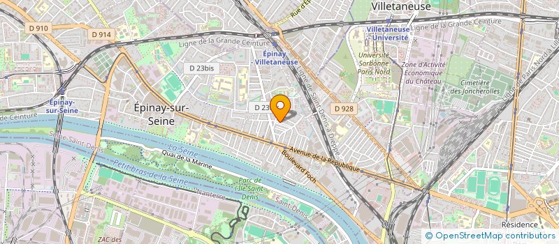 localisation de l'entreprise SCI AZOUR à EPINAY-SUR-SEINE
