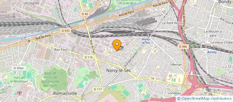 localisation de l'entreprise SCI AZOURA à NOISY-LE-SEC