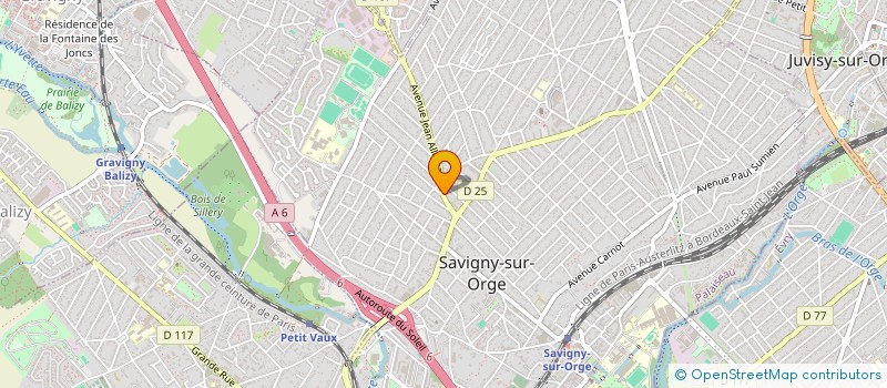 localisation de l'entreprise SCI AZRA à SAVIGNY-SUR-ORGE