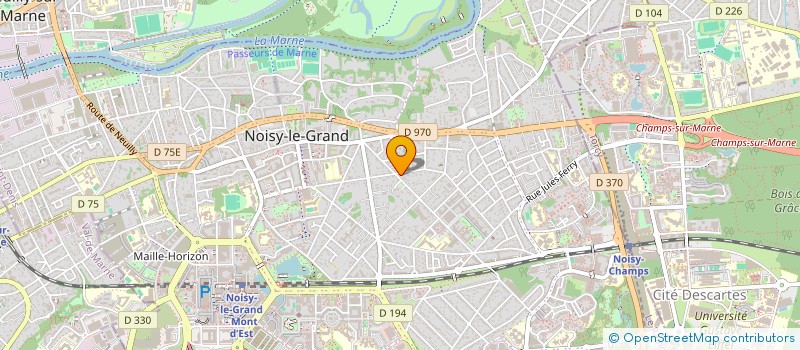 localisation de l'entreprise SCI AZUL à NOISY-LE-GRAND