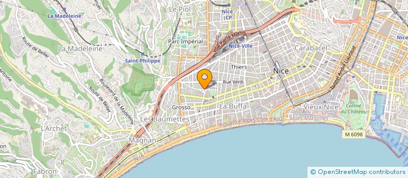 localisation de l'entreprise SCI AZUMI  NICE