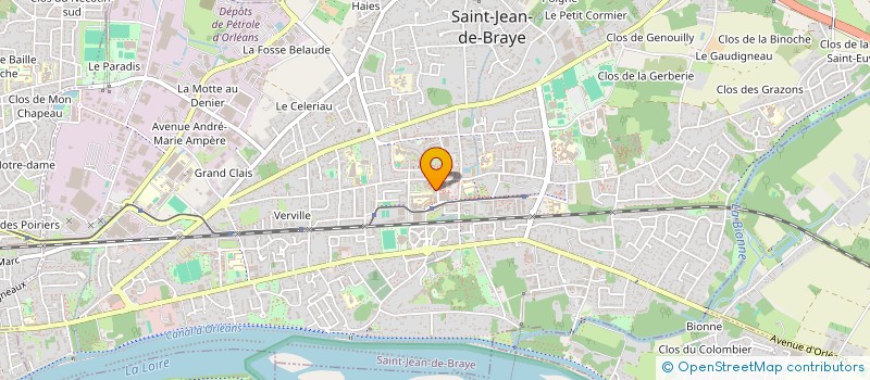 localisation de l'entreprise SCI AZUR 3 à SAINT-JEAN-DE-BRAYE