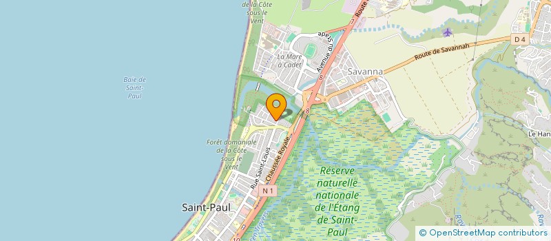 localisation de l'entreprise SCI AZUR à SAINT-PAUL