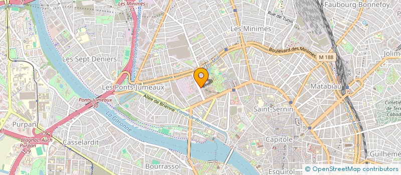 localisation de l'entreprise SCI AZUR à TOULOUSE