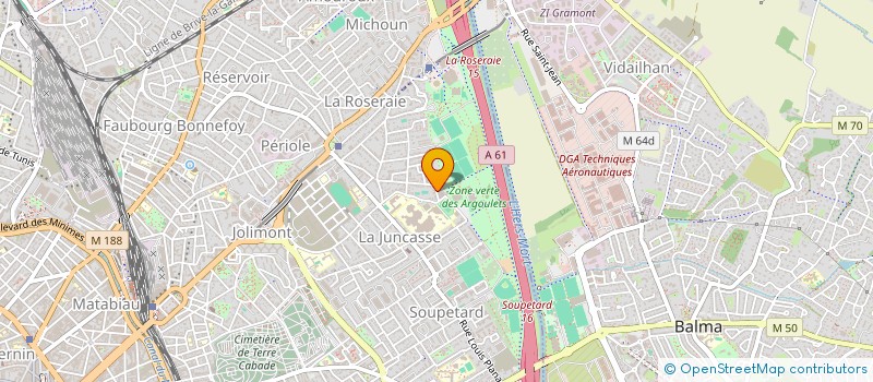 localisation de l'entreprise SCI AZUR à TOULOUSE