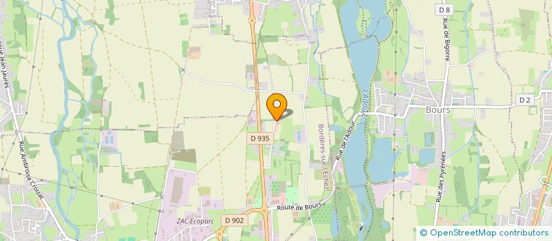 localisation de l'entreprise SCI AZUR  BORDERES SUR-L ECHEZ