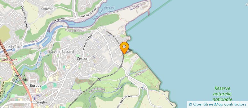 localisation de l'entreprise SCI AZUR à SAINT-BRIEUC