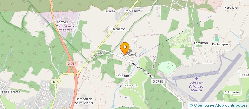 localisation de l'entreprise SCI AZUR  SAINT-AVE