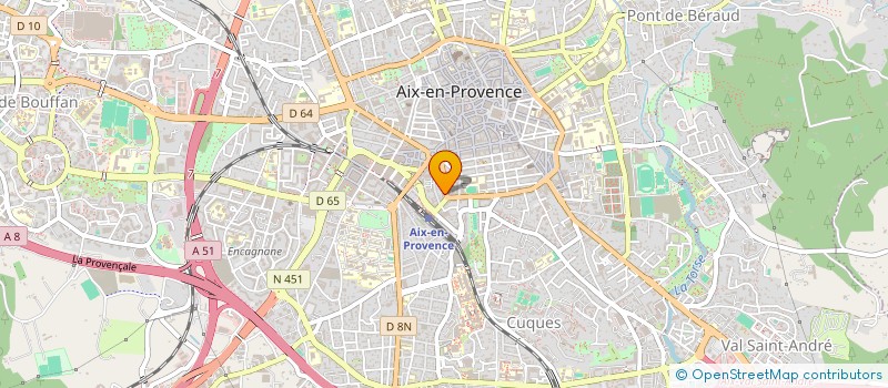 localisation de l'entreprise SCI AZUR à AIX-EN-PROVENCE