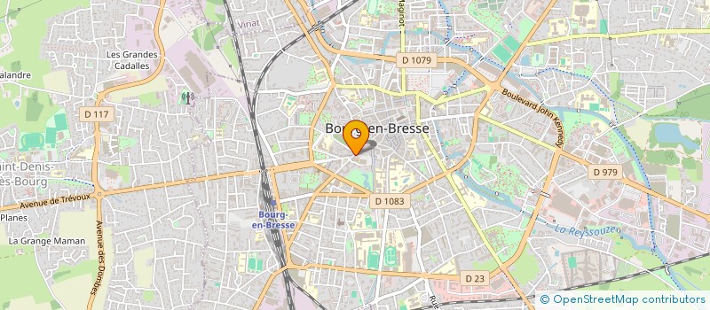 localisation de l'entreprise SCI AZUR à BOURG-EN-BRESSE