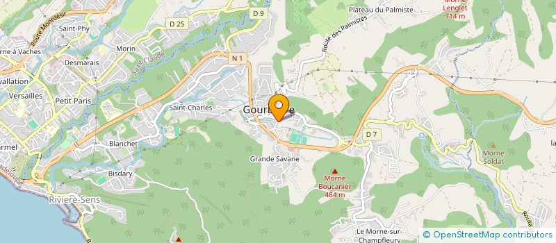 localisation de l'entreprise SCI AZUR  GOURBEYRE