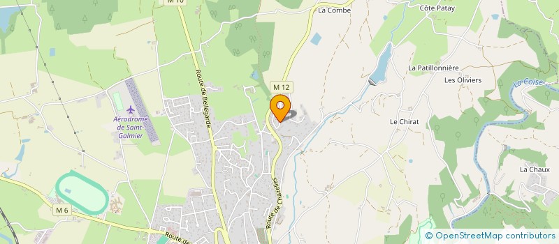 localisation de l'entreprise SCI AZUR  SAINT-GALMIER