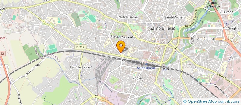 localisation de l'entreprise SCI AZUR à SAINT-BRIEUC