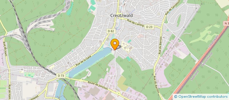 localisation de l'entreprise SCI AZUR  CREUTZWALD