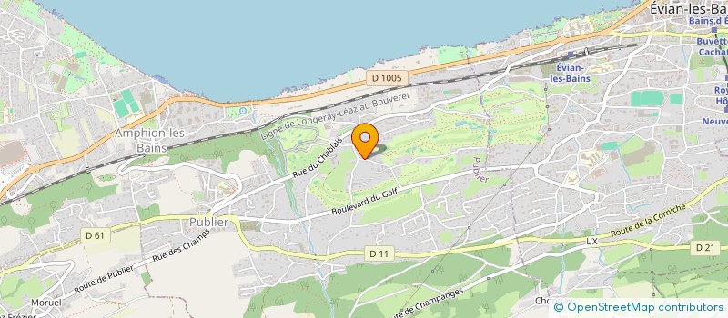 localisation de l'entreprise SCI AZUR  PUBLIER