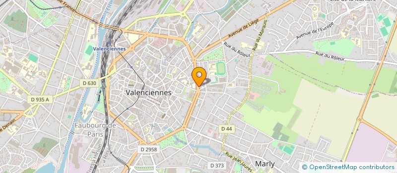 localisation de l'entreprise SCI AZUR  VALENCIENNES