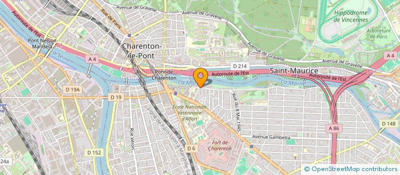 localisation de l'entreprise SCI AZUR à MAISONS-ALFORT