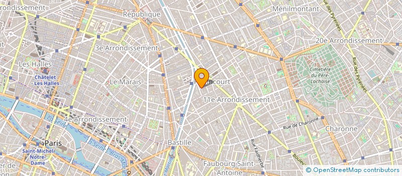 localisation de l'entreprise SCI AZUR  PARIS