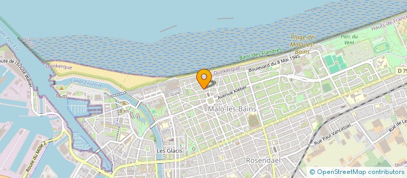 localisation de l'entreprise SCI AZUR à DUNKERQUE