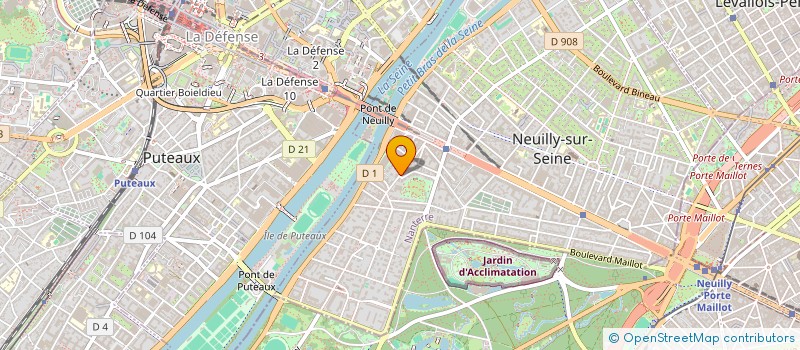 localisation de l'entreprise SCI AZUR à NEUILLY-SUR-SEINE