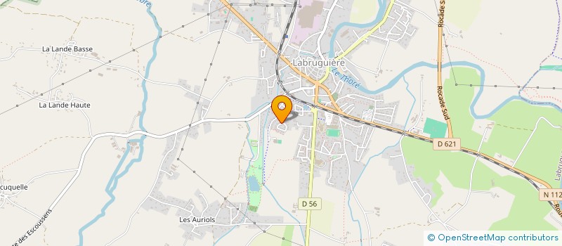 localisation de l'entreprise SCI AZUR  LABRUGUIERE