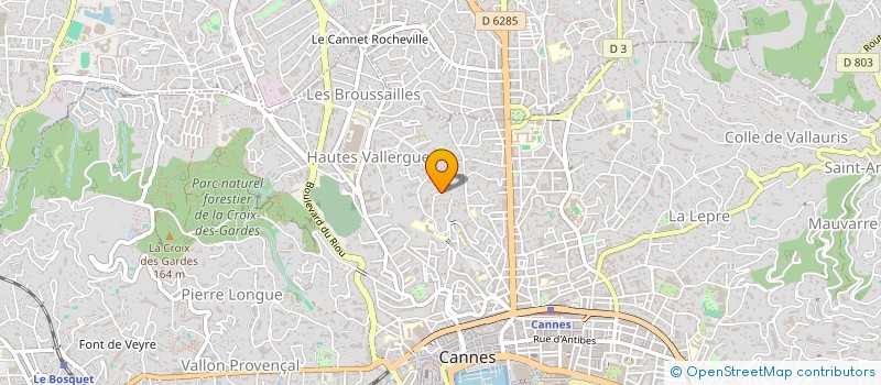 localisation de l'entreprise SCI AZUR à CANNES