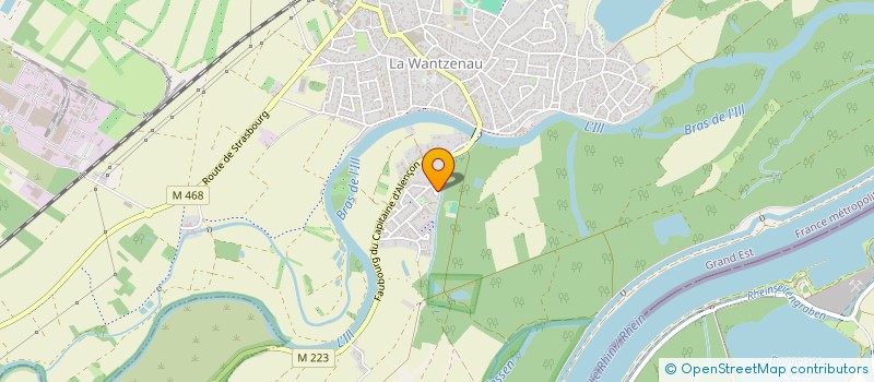 localisation de l'entreprise SCI AZUR ANTIBES  LA WANTZENAU