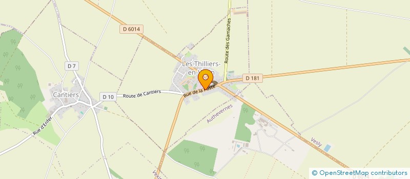 localisation de l'entreprise SCI AZUR CATEM 4  LES THILLIERS-EN-VEXIN