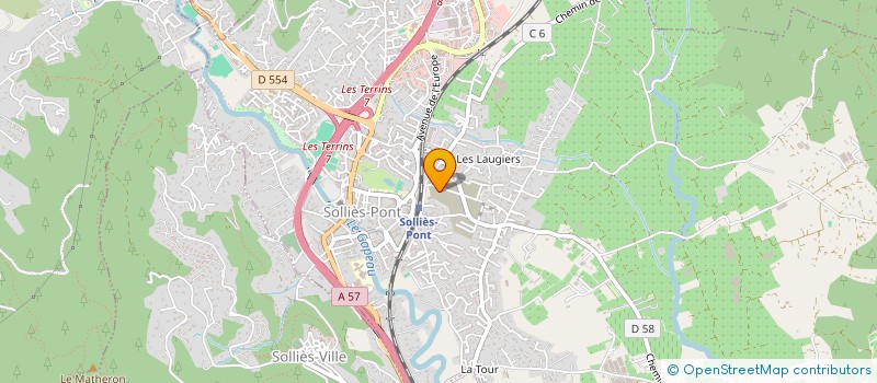 localisation de l'entreprise SCI AZUR DB  LA FARLEDE