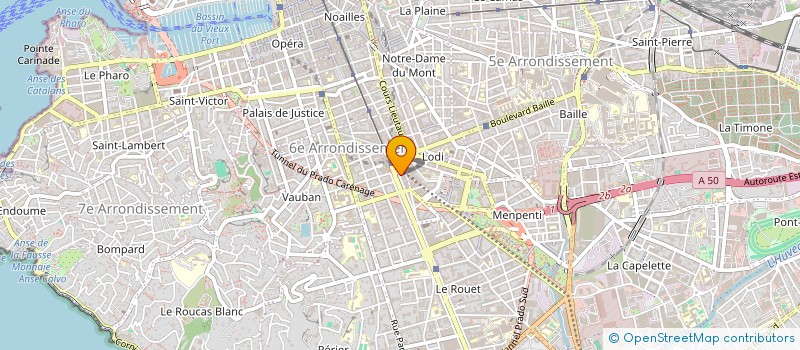 localisation de l'entreprise SCI AZUR IMMOBILIER  MARSEILLE