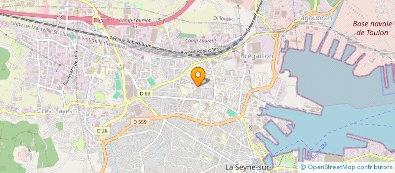 localisation de l'entreprise SCI AZUR LOC à LA SEYNE-SUR-MER