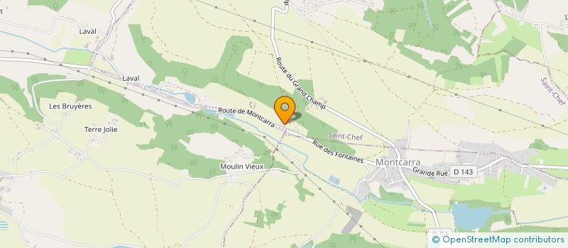 localisation de l'entreprise SCI AZUR LOCATION  SAINT-CHEF