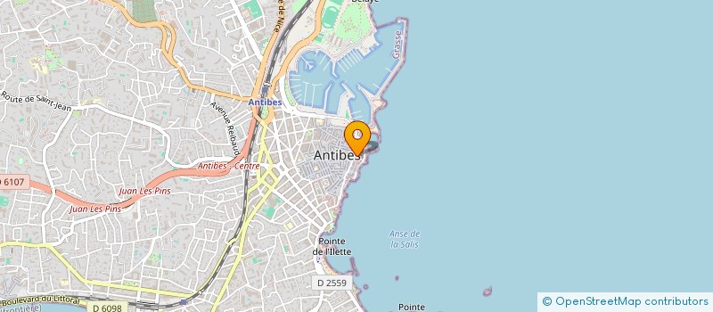 localisation de l'entreprise SCI AZUR NEIGE à ANTIBES