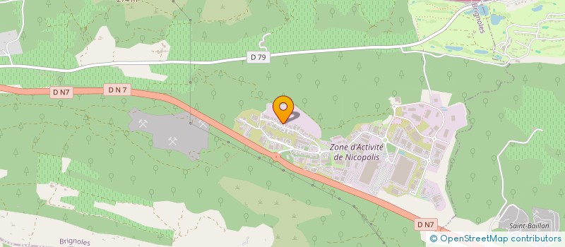 localisation de l'entreprise SCI AZUR PROJECT à BRIGNOLES