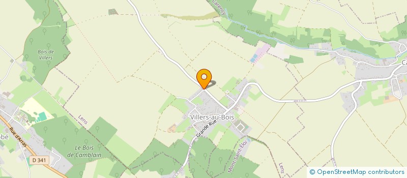 localisation de l'entreprise SCI AZUR TOUCAS  VILLERS-AU-BOIS