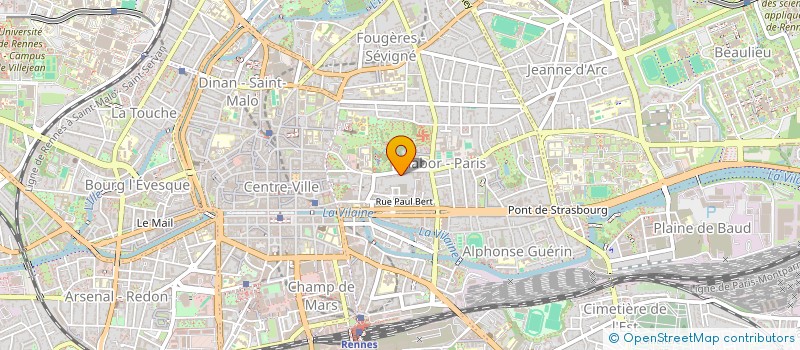 localisation de l'entreprise SCI AZURA  RENNES