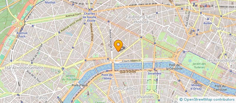 localisation de l'entreprise SCI AZURA  PARIS