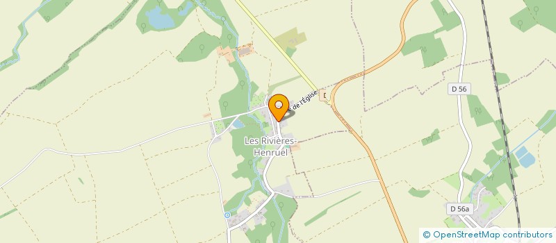 localisation de l'entreprise SCI AZURE  LES RIVIERES-HENRUEL