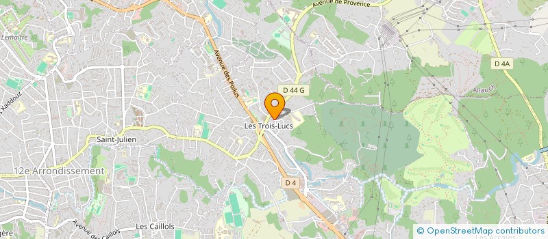 localisation de l'entreprise SCI AZUREA à MARSEILLE