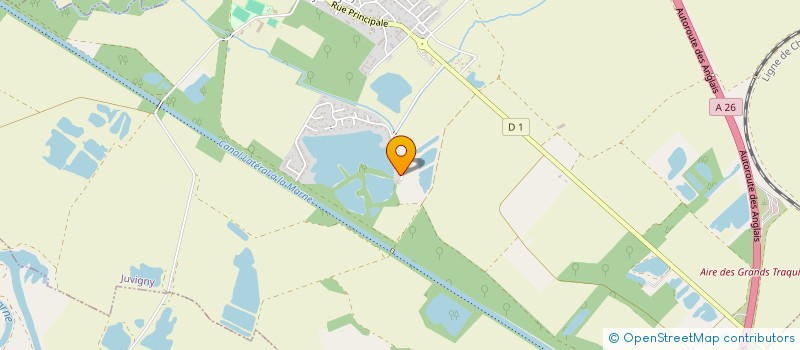 localisation de l'entreprise SCI AZUREA  JUVIGNY