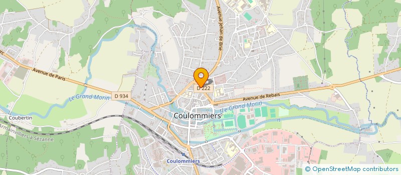 localisation de l'entreprise SCI AZURIENNE à COULOMMIERS