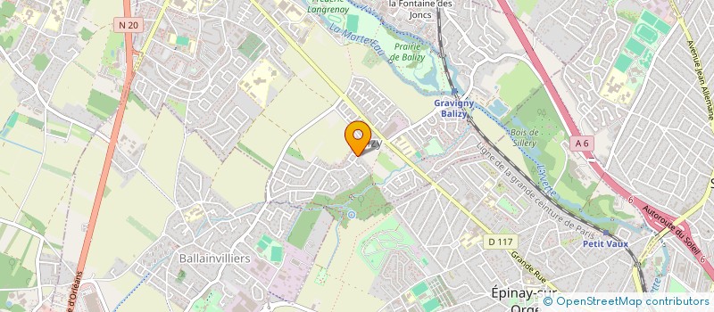 localisation de l'entreprise SCI AZURIMMO à LONGJUMEAU
